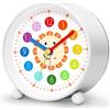 YsyYey Sveglia per Bambini Senza Ticchettio, Sveglia Analogica per Bambini che Iniziano la Scuola, Sveglia per Bambini con Funzione Sveglia per Ragazzi e Ragazze, Sveglia per Bambini con Luce Notturna