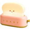 CECOMBINE Luce Notturna Bambini, Lampada da Comodino in Silicone per Bambini Luminosità Luce Notturna a LED Regolabile per Bambino Regalo Cameretta-Colore Rosa