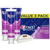 LuxPaks Dental Care Set: CRST Radiant Mint 3-Pack + LUXPAKS Squeezer | Whitening Toothpaste 3-Pack, Radiant Mint Flavor, 3.3 oz Each, Reusable Toothpaste Squeezer Included