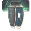 LELNOOS Cover Chiave Auto, Silicone Custodia Chiave Protettiva Copri Chiavi per Ford Focus MK3 MK4 ST Line Titanium Kuga 3 MK2 Fiesta MK7 MK8 ST Line Puma ST Line X Grand C-Max S-Max Mondeo Ecosport