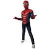 Rubie's costume busto muscoloso Spiderman con accessori, Avengers, Marvel, Supereroe, Taglia unica (40321)