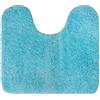 Brandsseller Tappetino per WC, 45 x 50 cm, con scollatura in morbida microfibra, antiscivolo, per WC