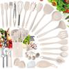 TWBEST TBWEST Set Utensili da Cucina in Silicone - 56 Pezzi Resistenti al Calore e Antiaderenti - Include 20 Ganci