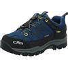 CMP Kids Rigel Low Trekking Shoes Wp, Scarpe da trekking Unisex - Bambini e ragazzi, Blue Ink-Yellow, 29 EU