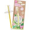 Jack N' Jill Stage 2 Spazzolino da denti in silicone, per bambini da 1 a 2 anni, setole morbide e delicate in silicone, scudo di sicurezza incluso (confezione da 1)