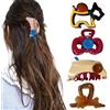 WideSmart 4 Pezzi Mollettone Capelli Donna,Fermaglio Capelli Donna Eleganti,Mollette capelli piatte,con Denti a Doppia Fila,per Capelli Sottili,Antiscivolo,Accessori per Capelli corti,per Donne e Ragazze