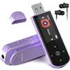 Ruizu 64GB Lettore MP3 Portatile Bluetooth 5.3, Clip Sportivo, Radio FM, Registratore Vocale, Lettore Audio Digitale, Trasferimento File USB, Ideale per Sport e Corsa