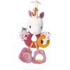 LILLIPUTIENS - Anelli multiattività Lena l'Unicorno - Giocattolo per l'apprendimento precoce del Bambino con Suoni, consistenze e Colori - Ideale per l'asilo, Il Box o l'auto - da 3 Mesi