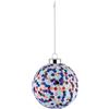 Alessi Proust AM43 3 - Palla per Albero di Natale di Design, in Vetro Soffiato Decorata a Mano