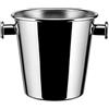 Alessi - 5051 - Secchiello per ghiaccio con manici e griglia in acciaio inossidabile 18/10 esterno lucido, interno satinato.