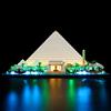 Kyglaring Set di luci a LED compatibile con Lego Harry Potter Castello e parco di Hogwarts 43249 Mattoncini (Senza Modello) (21058)