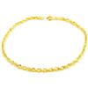 Monde Petit - Bracciale Donna Oro Giallo 18K a Salomone Brillante 19 cm - Scatola Regalo - Certificato di garanzia
