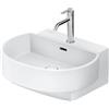 Duravit Balcoon lavabo sospeso, 241155AC00, 241155 Balcoon bianco satinato opaco [Lavabi > Lavabi Sospesi]