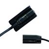 URSA Straps MiniMount - Supporto per Sennheiser ME2/Tascam TM-10L, sottile, a basso profilo, in plastica temprata, rifinito a mano per una maggiore morbidezza, include 5 adesivi MiniMount ipoallergenici (nero)