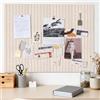 EYERIYO Bacheca Grande Autoadesiva 90x60 cm | Bacheca Autoadesiva in Sughero, Bacheca Decorativa in Feltro, Fototela Pieghevole, Memoboard Vision Board