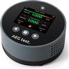 AEGTEST HOUND-1085 Rilevatore di Radon Portatile, Monitoraggio Radon a Lungo Termine per la Casa, Allarmi Audibili e Visivi, Ricaricabile, Schermo LCD a Colori TFT, pCi/L o Bq/m³ - Blu