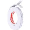 PATIKIL 2m/6.6ft Sigillatura Schiuma Nastro, 2.5cm Largo 5mm Spessore Singolo Adesivo Paraspifferi Striscia Guarnizione Porta Gommapiuma per Finestra Isolamento, Bianco