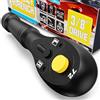 KIRXST Mini Cricchetto Reversibile 3/8, 105 mm Impugnatura a Sgancio Rapido 72 Denti, Adatto per Riparazioni Domestiche e Automobilistiche