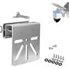 ROKOLOOM Supporto per grondaia in acciaio inox per eufy Security SoloCam S340 - Supporto per telecamera di sicurezza solare, montaggio senza foratura, compatibile con telecamere IP-PTZ, resistente alle