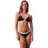Calvin Klein Donna Perizoma Thong Elasticizzato, Nero (Black), S