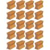 cyclingcolors 20x zoccolo di montaggio 16mm telaio porta finestra bovindo montaggio mobili da cucina marrone