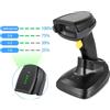 HLH A66DZ-E - Lettore scanner barcode 1D 2D QR con base - Bluetooth + Wifi 2.4ghz - Indicatore Stato batteria