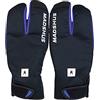 K2 Madshus K2 Unisex - Guanti adulti ENDURACE Splitt Mid Glove — Black-Blue — 18F4205, 7