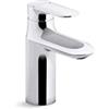 KOHLER 98827-4-CP Kumin-Rubinetto monocomando per lavello da Bagno in Cromo, Cromato Lucido