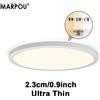MARPOU Plafoniera a LED MARPOU 100-240V Lampada da soffitto ultra sottile Dimmerabile Plafoniera moderna rotonda di grandi dimensioni per soggiorno camera da letto