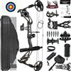 CENWTY Arco Compound Set 0-70 LBS, Lunghezza di Trazione 16,5-30, IBO 325 fps, Arco Compound da Caccia con Accessori per Caccia Tiro con l'Arco Pratica e Tiro ad Obiettivo (Mimetico Destrimani)