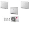 LG Climatizzatore Trial Split Console 9+12+12 con MU3R21U23 R32 Wifi Optional Classe A++ ,