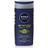 NIVEA Men Doccia Shampoo Uomo Energy - Pacco da 12 x 250 ml