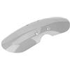Kuuleyn parafango parafango, ABS 4 colori accessori moto parafango anteriore corto copri adatto per Bonneville/T100/Scrambler/Thruxton 2001-2016(argento)