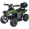 GLOBO S.R.L. Globo Mini Quad Race Li-on Moto Elettrica Verde 6 volt