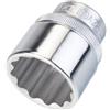 Hazet 880Az-15/16 Inserto per Chiave a Bussola a Doppio Esagono, Argento, Attacco Quadro, Cavo, 10 mm 3/8 di Pollice