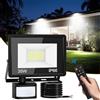 vighep Faretto Led da Esterno con Sensore di Movimento 35W, 3 Modalità Faro Led Esterno con Telecomando, Bianco Freddo 6500K IP66 Impermeabile, per Garage, Cortile, Giardino, Terrazza
