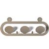 Arti&Mestieri appendiabiti di design frog Beige in Ferro 40x15,5h cm