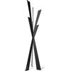 Arti&Mestieri appendiabiti in stile contemporaneo zeus Nero in Ferro 40x177cmh