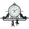 Arti&Mestieri Orologio da parete particolare Cattitude Nero