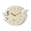 Arti&Mestieri Orologio con farfalle Battito d'Ali Crema,bianco marmo