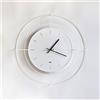 Arti&Mestieri Orologio da parete contemporaneo Nudo piccolo Bianco