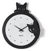 Arti&Mestieri Orologio da parete di design Silvestro Nero,bianco marmo