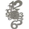 Arti&Mestieri Orologio da parete di design Lupin Fango