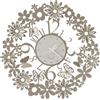 Arti&Mestieri Orologio da parete di design Margherite Sabbia e bianco marmo