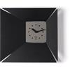 Arti&Mestieri orologio da parete minimal illusio Nero/fango in Ferro 42x5x40h cm