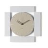 Arti&Mestieri Orologio da parete minimal Radical Bianco marmo,crema