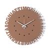 Arti&Mestieri orologio da parete minimal wordshow Mocha mousse in Ferro 40cm