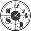 Arti&Mestieri Orologio da parete Teo Nero