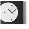 Arti&Mestieri Orologio di design minimal Ecleo Nero,bianco marmo