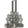 Arti&Mestieri porta bicchieri albero della vita Fango in Ferro 8x16x27cmh